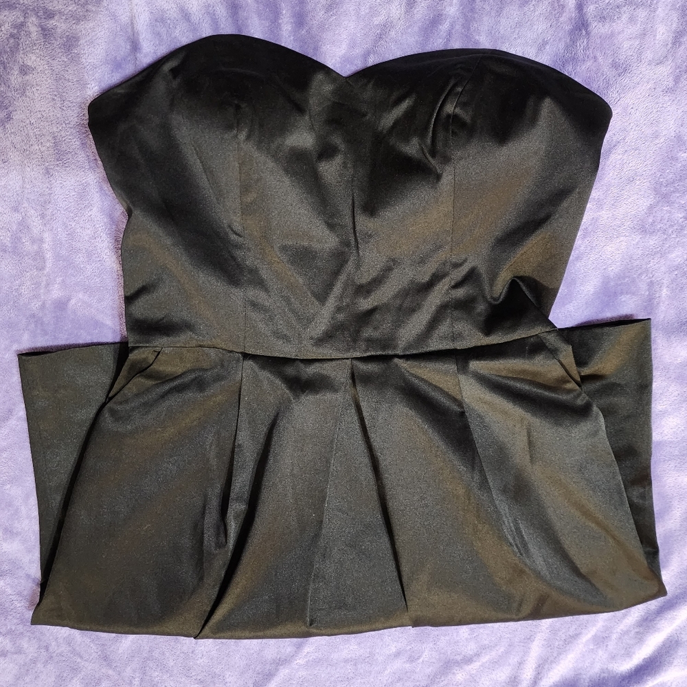Black Strapless Dress
